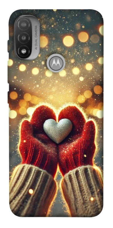 Чохол на Motorola Moto E20 Heart in hand фото 1 з 1