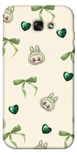 Чохол на Samsung A720 Galaxy A7 (2017) Labubu Green Heart фото 1 з 1