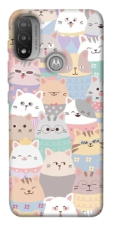 Чехол на Motorola Moto E20 Funny Kittens ver.2 фото 1 из 1