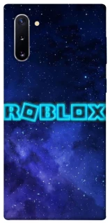 Чохол на Samsung Galaxy Note 10 Roblox Space Logo Blue фото 1 з 1