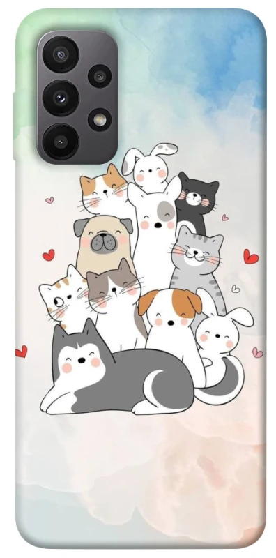 Чехол на Samsung Galaxy A23 4G Funny Pets ver.2 фото 1 из 1