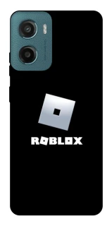 Чохол на Motorola Moto G06 Roblox logo black фото 1 з 1