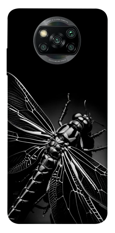 Чохол на Xiaomi Poco X3 NFC / Poco X3 Pro Black dragonfly фото 1 з 1