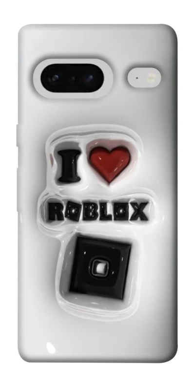 Чохол на Google Pixel 7 I love Roblox фото 1 з 1