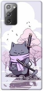 Чохол на Samsung Galaxy Note 20 Samurai cat фото 1 Чохол на Samsung Galaxy Note 20 Samurai cat фото 1 з 1
