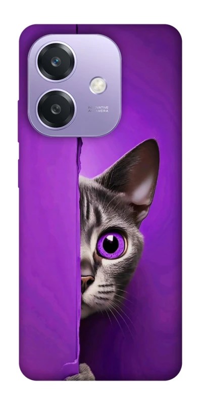 Чохол на Oppo A3X Кіт-підглядач фото 1 з 1