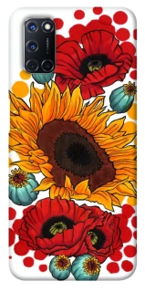 Чохол на Oppo A52 / A72 / A92 Соняшники та маки фото 1 з 1
