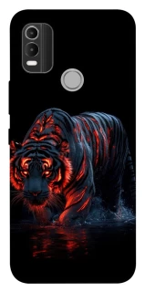 Чохол на Nokia C21 Plus fire tiger фото 1 з 1