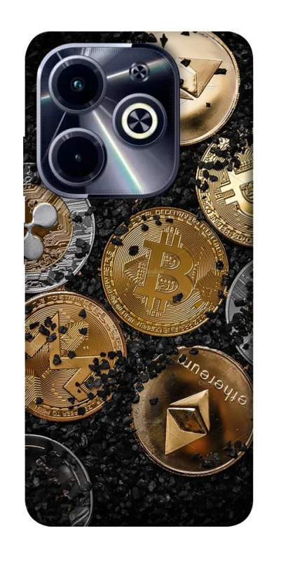 Чохол на Infinix Hot 40i Many coins v2 фото 1 з 1