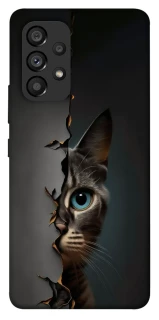 Чехол на Samsung Galaxy A53 5G Кот-подглядыватель v2 фото 1 из 1