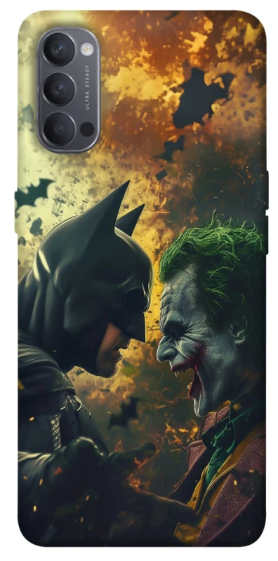 Чохол на Oppo Reno 4 Batman and the Joker фото 1 з 1