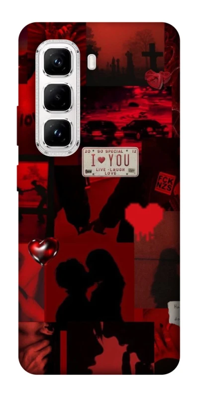 Чехол на Infinix Hot 50 Pro Love collage ver.2 фото 1 из 1