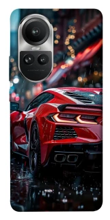 Чехол на Oppo Reno 10 Red sports car фото 1 из 1