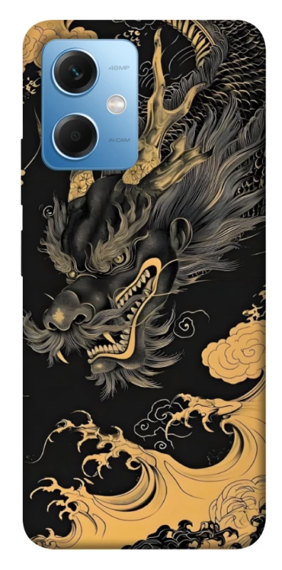 Чохол на Xiaomi Redmi Note 12 5G gold dragon фото 1 з 1