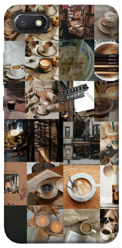 Чохол на Xiaomi Redmi 6A Coffee collage ver.3 фото 1 з 1