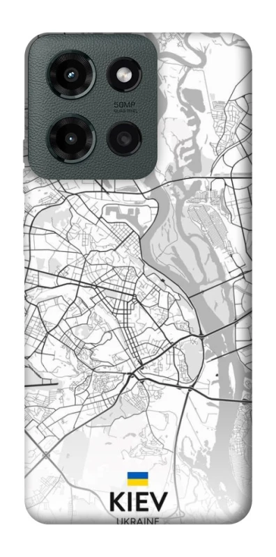 Чохол на Motorola Moto G Power (2025) Kiev white map фото 1 з 1