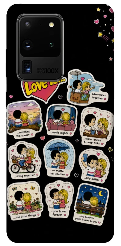 Чохол на Samsung Galaxy S20 Ultra Love is ver.4 фото 1 з 1