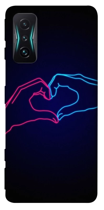 Чохол на Xiaomi Redmi K50 Gaming Neon love фото 1 з 1