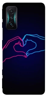 Чохол на Xiaomi Redmi K50 Gaming Neon love фото 1 з 1