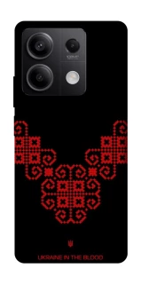 Чохол на Xiaomi Redmi Note 13 5G Чорно-червона вишиванка фото 1 з 1