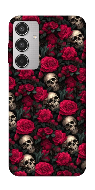 Чохол на Samsung Galaxy M35 Черепа та рози фото 1 з 1