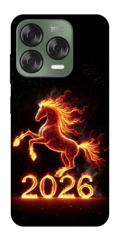 Чохол на ZTE Nubia V70 Design Red Fire Horse ver.1 фото 1 з 1