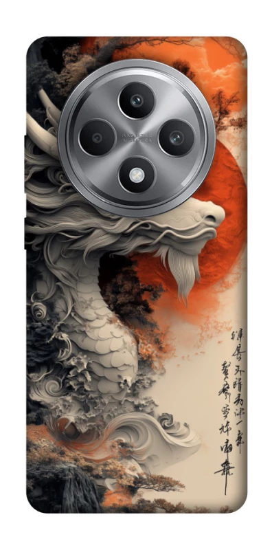 Чохол на Oppo Reno 12 F 4G white dragon фото 1 з 1