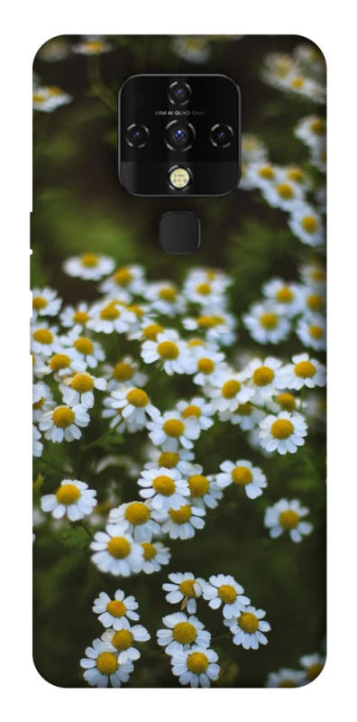 Чехол на TECNO Camon 16 SE Ромашки v13 фото 1 из 1