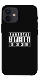 Чохол на Apple iPhone 12 mini (5.4") Parental Advisory Label фото 1 Чохол на Apple iPhone 12 mini (5.4") Parental Advisory Label фото 1 з 1