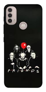 Чехол на Motorola Moto E40 Horror Friends фото 1 из 1