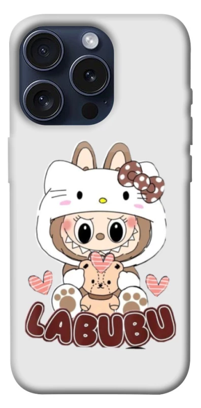 Чохол на Apple iPhone 15 Pro (6.1") Hello Kitty Labubu фото 1 з 1