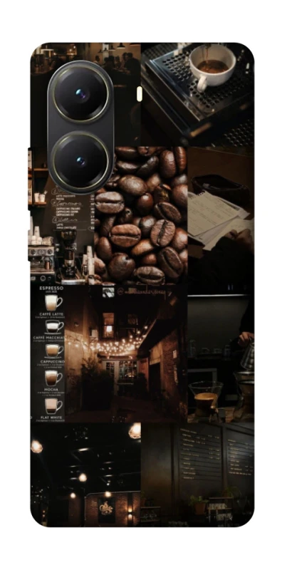 Чехол на Xiaomi Poco X6 Pro Coffee collage ver.1 фото 1 из 1