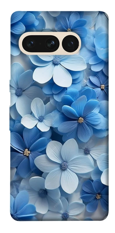 Чехол на Google Pixel 7 Pro Синие цветы фото 1 из 1
