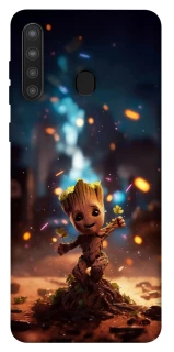 Чехол на Samsung Galaxy A21 Baby Groot v3 фото 1 из 1
