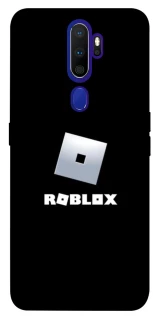 Чохол на Oppo A5 (2020) / Oppo A9 (2020) Roblox logo black фото 1 з 1