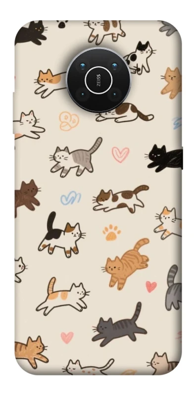 Чохол на Nokia X10 / X20 Cat style ver.2 фото 1 з 1