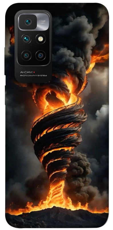 Чехол на Xiaomi Redmi 10 Огненный торнадо фото 1 из 1