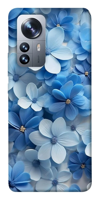 Чохол на Xiaomi 12 / 12X Сині квіти фото 1 з 1