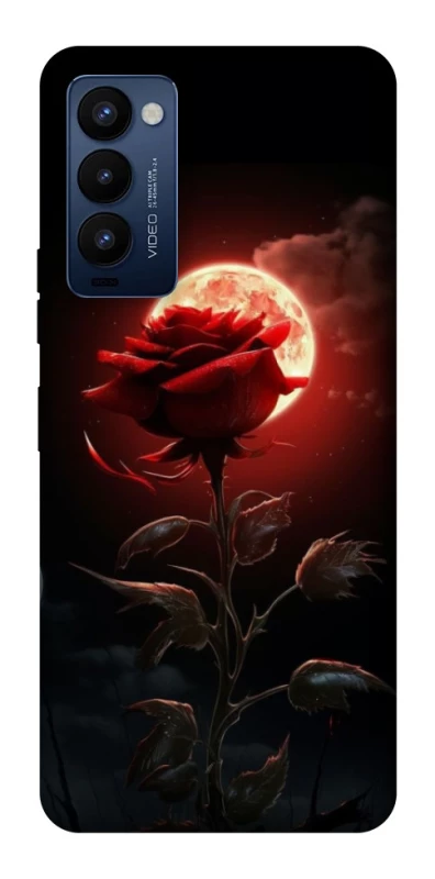 Чехол на TECNO Camon 18 Pro Красная роза фото 1 из 1
