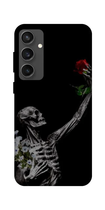 Чехол на Samsung Galaxy S24 FE Skeleton vs Rose фото 1 из 1