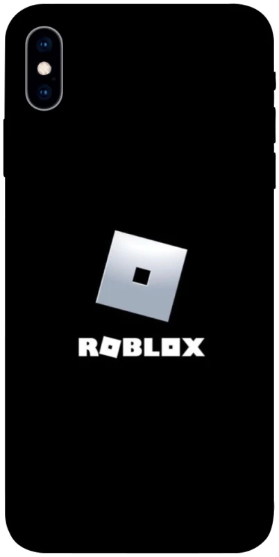 Чохол на Apple iPhone X (5.8") Roblox logo black фото 1 з 1