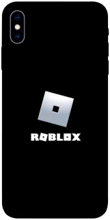 Чехол на Apple iPhone X (5.8") Roblox logo black фото 1 из 1