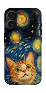 Чехол на Apple iPhone 16 paint cat фото 1 из 1
