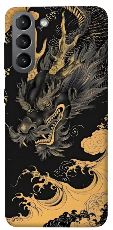Чехол на Samsung Galaxy S21 gold dragon фото 1 из 1
