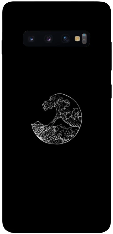 Чохол на Samsung Galaxy S10+ Black tsunami фото 1 з 1