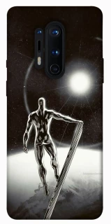 Чехол на OnePlus 8 Pro Серебряный сёрфер фото 1 из 1