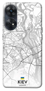 Чохол на Oppo Reno 8T 4G Kiev white map фото 1 з 1