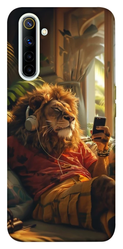 Чехол на Realme 6 Лев v2 фото 1 из 1