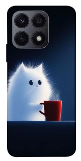 Чехол на Huawei Honor X8a Чехол кот с кофе фото 1 из 1