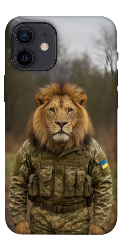 Чохол на Apple iPhone 12 mini (5.4") Лев захисник фото 1 з 1